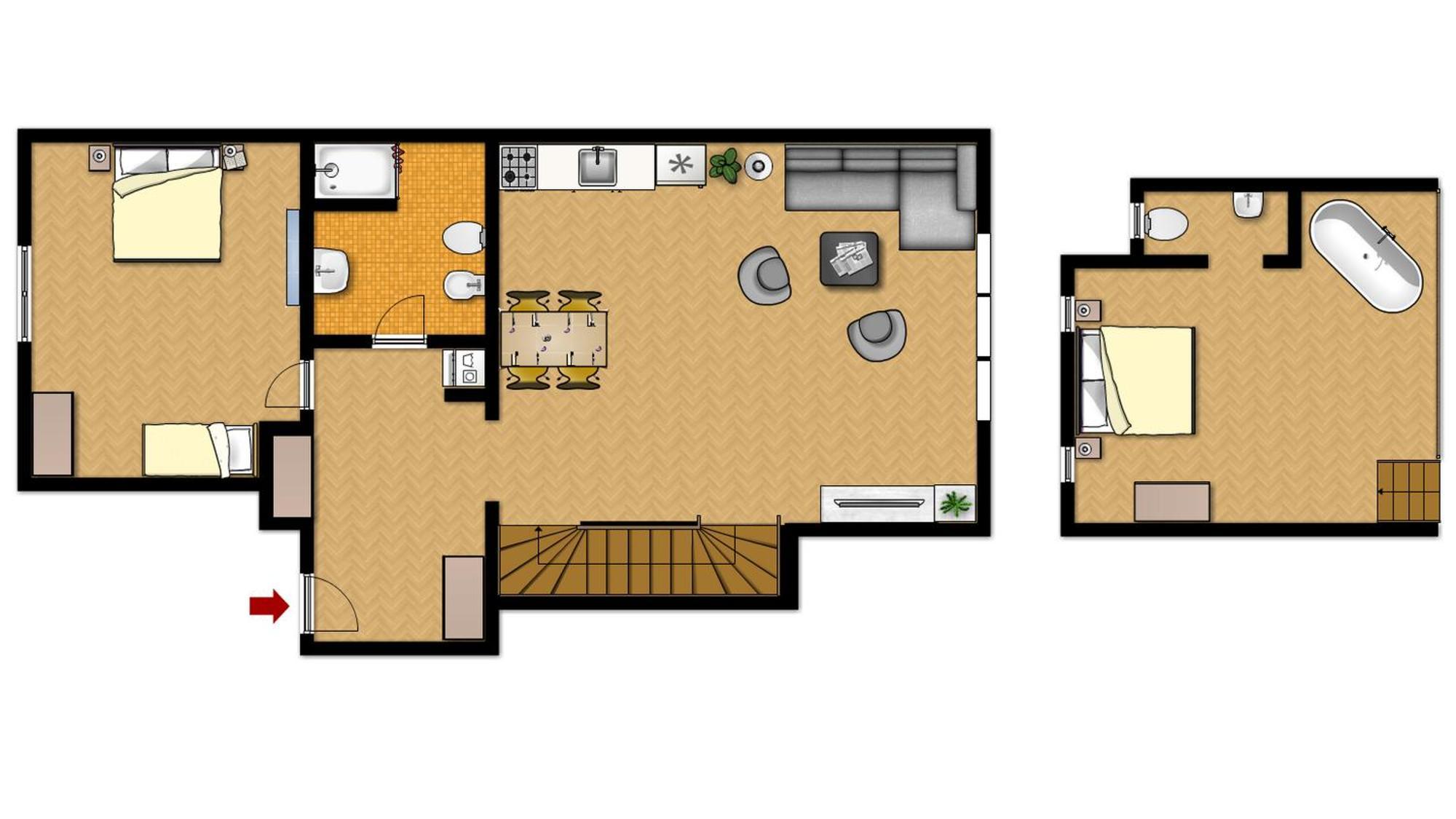 Residence Vocelova Praha Ruang foto